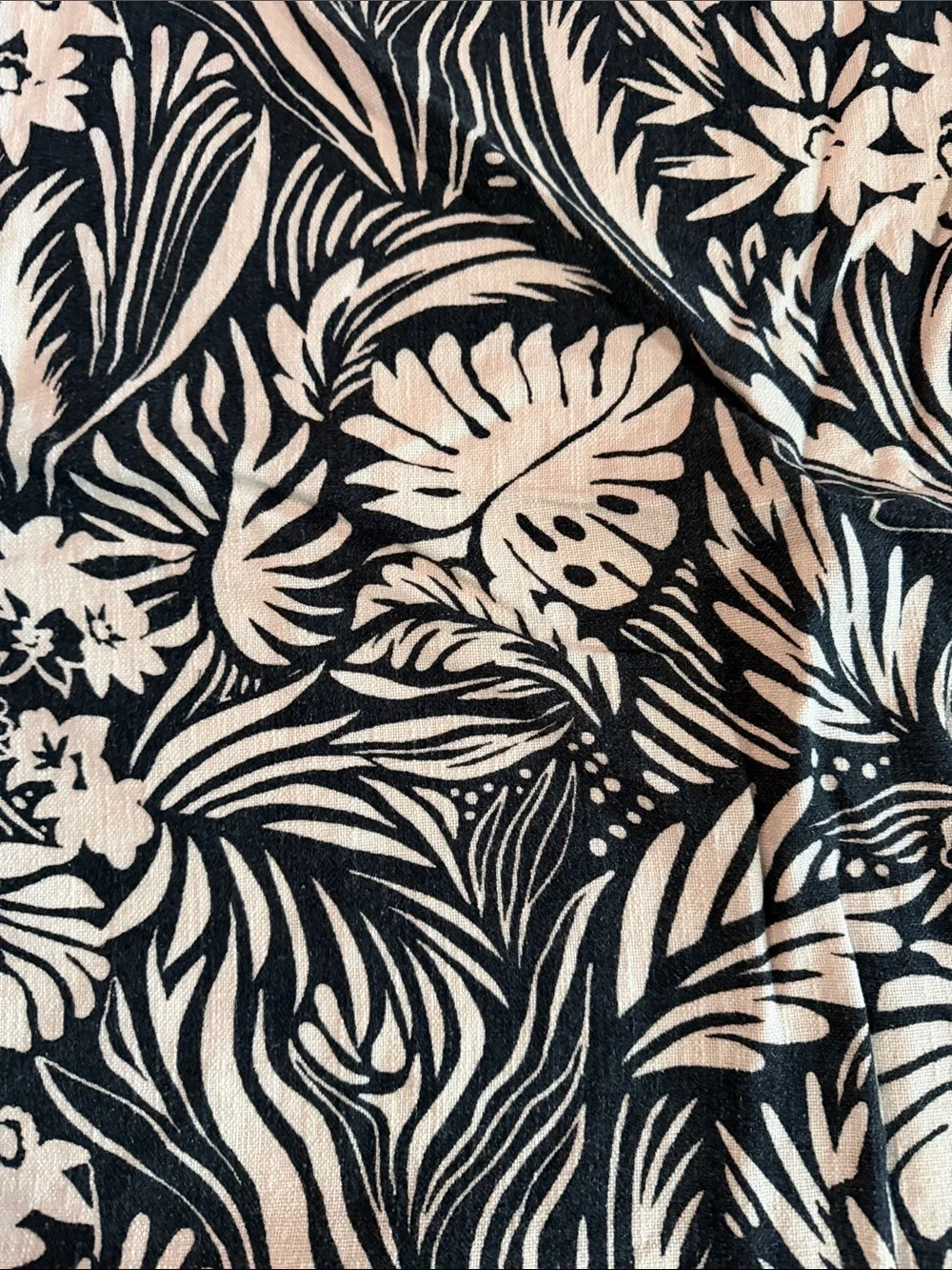 CB2 Black & Cream Print Pillow Covers 26x26 (2)